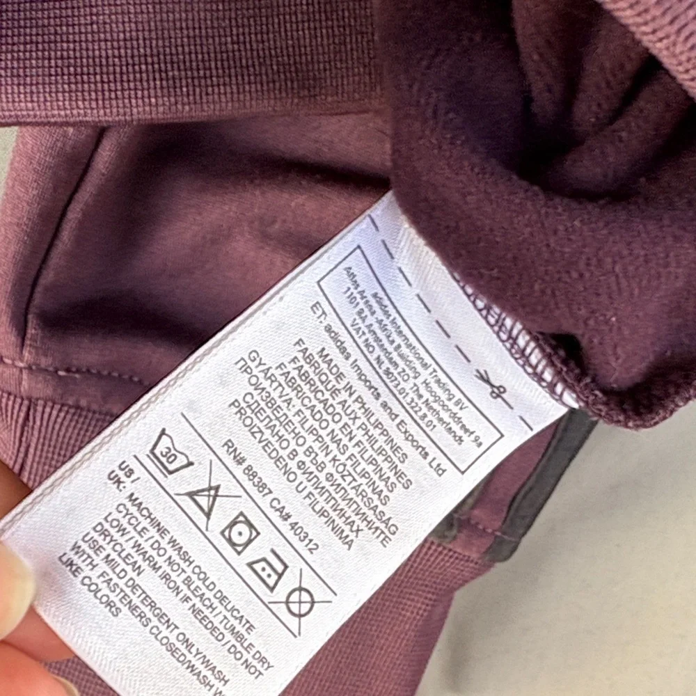 Adidas  Track Jacket with Black Stripes - Picture 8 of 8